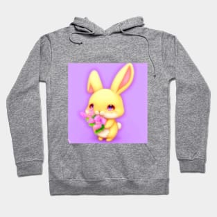 Cute Digital Bunny Hoodie